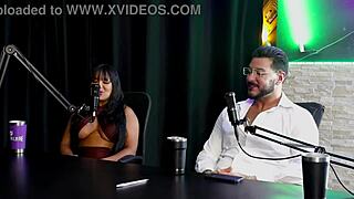 French guy meets brazilian couple easing him into swinging menage