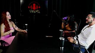 French guy meets brazilian couple easing him into swinging menage