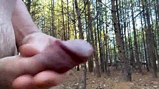 clitlicker662 flashes shaved pussy outdoors in forest update 28 img 1283