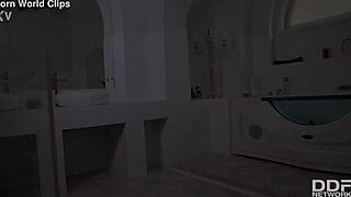 sexy blonde teen in stockings blows flexible hubby then lesbian scissor fucks