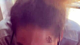 Lightskin Ebony Stepsis Sucks Cock By Window! Boyfriend Searches As Facial Lands