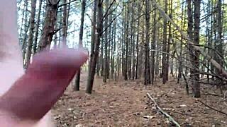 clitlicker662 flashes shaved pussy outdoors in forest update 28 img 1283