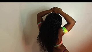 Adorable Asian Teen Model Dances Horny Solo for Ebony Eyes