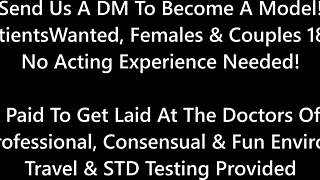 hey tampa uni girl destiny's entrance physical has her spreading ass in nurse outfit