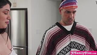 step dad and step son fill step sis alyx star and step daughter pinata in taboo stuffing frenzy