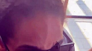 Lightskin Ebony Stepsis Sucks Cock By Window! Boyfriend Searches As Facial Lands