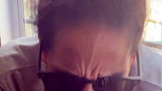 Lightskin Ebony Stepsis Sucks Cock By Window! Boyfriend Searches As Facial Lands