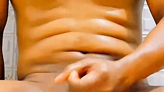 Shemale Sissy Spreads in Bathroom Pissing on Own Curvy Body Compilation