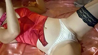 Yellow Satin Dress Black Spandex Corset Milf in White Tanga Panties Doggystyle POV Ass-to-Mouth Heels Rimming Deepthroat Pussy Fuck Dirty Talk