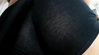 doña mary struts her stuff in those tiny homemade gym shorts