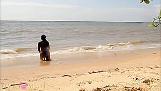 Want wild ebony ass fucked on African beach?