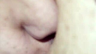 guy dives tongue deep into spanish redhead's dripping wet pussy folds