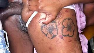 cheating atlanta pornstar takes brutal anal from huge black cock!