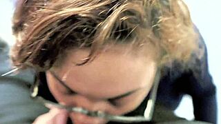 former ghetto gagger returns bent over doggystyle moaning pierced nipples orgasm screaming