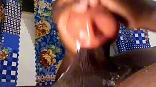 bbc explodes cum while pounding that tight sex toy non-stop damn