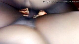 fucking my cute ebony teen girlfriend hardcore with big black cock