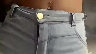 brazilian wife dances funk music stripping clothes off naked for husbands friend pov