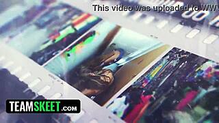 Snobby Cheerleader's Lip Gloss Heist Ends in Guard's Deep Pound