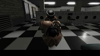 Laundromat Queen Waits for Clothes but Gets Black Ass Pounded Instead