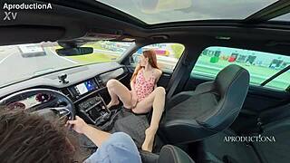 oh god she's soaking her panties desperate piss on my face in car