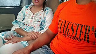 saara bhabhi's tight desi pussy risks huge cock pounding in outdoor car