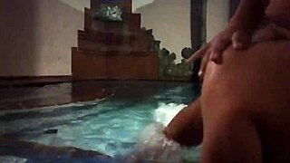 i finally fuck my buddy's old milf wife by the pool