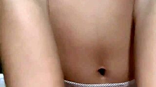 Sweet petite 18+ girl masturbates her tight pussy in underwear