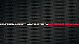 d&d elf princess gags on goblin cock bulging her neck before massive throatpie creampie floods