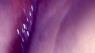 Orgasmic Shaved Pussy Close-Up Quivers