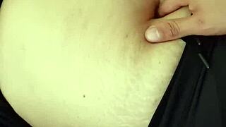 her belly quivers in waves of pure orgasmic bliss