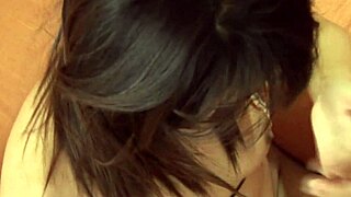 How much cum can young asian babe yuka swallow from lucky guy?