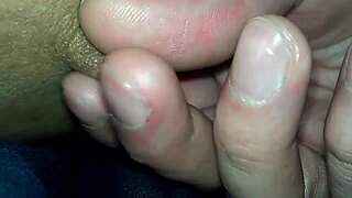 he spreads her legs wide and pounds her wife's dripping hot pussy relentlessly on webcam
