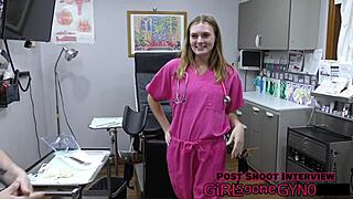 Tyler Lynn's Steth Exam in Latex Gloves Gets Wild!