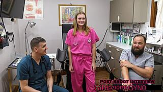 Tyler Lynn's Steth Exam in Latex Gloves Gets Wild!