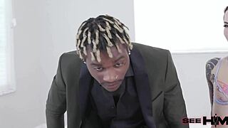 yo check out val steele taking damion dayski's bbc messy hardcore ride