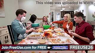 Daddy bends mommy over for freeuse doggystyle pussy pounding this season