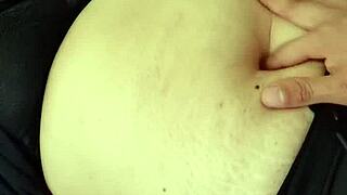 her belly quivers in waves of pure orgasmic bliss