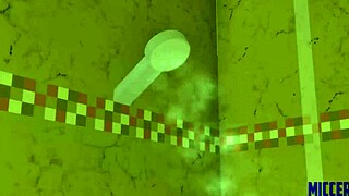 roblox blonde gets her pussy roughly fucked poolside