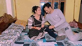 babe chats dirty about mommy fucking her big tits pussy for max pleasure on bed