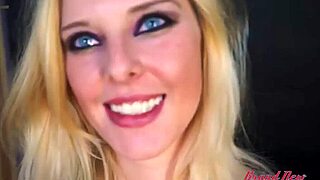 Coed Mya sucks hard cock then takes deep pussy fuck