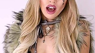 viking wife cosplay rides dildo creampie sucking balls