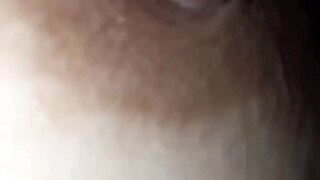 saliva-drenched nipple meets glistening cock head