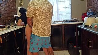 im gettin so hot n horny in da kitchen wiv big pussy