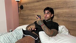 stepsister sneaks into room for intense curvy big tits pounding on bed