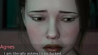 LET'S PLAY THE THEATRE OF SINNERS PART 4 REBECCA'S HUMILIATING OUTDOOR TITS FINGERING!