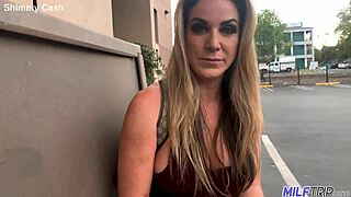 Dirty Blonde Bombshell Milf Surrenders Big Tits Ass to Horny Stud Pounding!