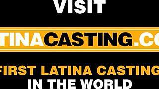 big ass latina milf hints at sucking massive cock on first casting ride