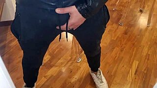 muscular masseuse rides oiled cock spitting dirty talk.