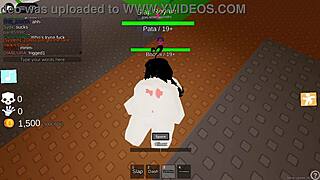 Big Tits Futanari Egirl Pounds Ass in Roblox Lesbian Frenzy