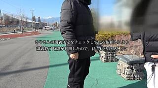 skirt hides her narrow ass but blindfold unleashes wild japanese student urges